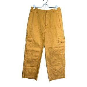 Universal‎ Thread Goods Co. Womens Utility Cargo Pants High-Rise Yellow Size 6